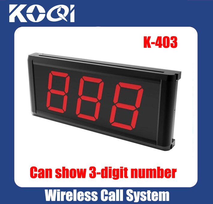 Wireless Calling System Receiver Display K-403