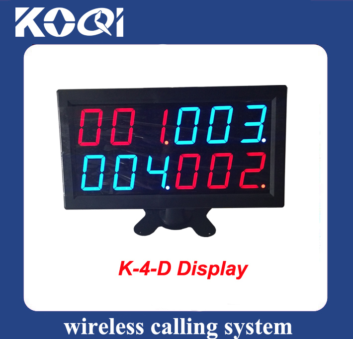 Wireless Calling System Display Receiver K-4-D