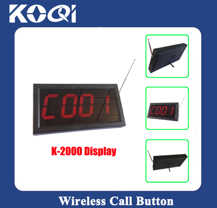 Wireless Calling System Display Receiver K-2000