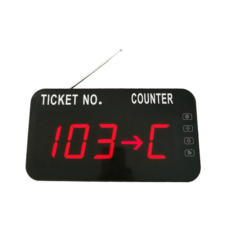 Electronic queue manage system display