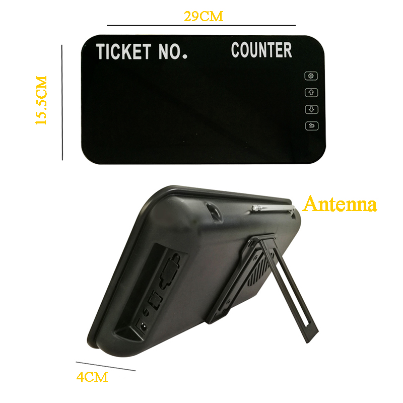 Electronic queue manage system display