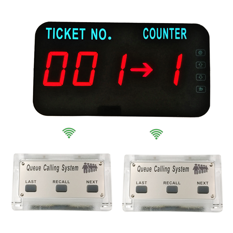 Bank queue system button 