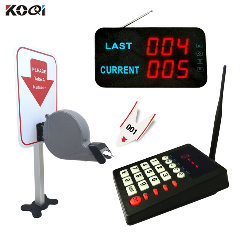 Electronic queuing system keypad