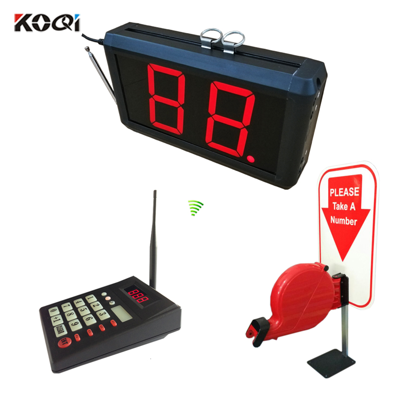 Electronic queuing system keypad