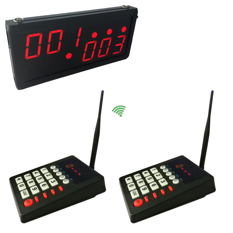 Electronic queuing system keypad