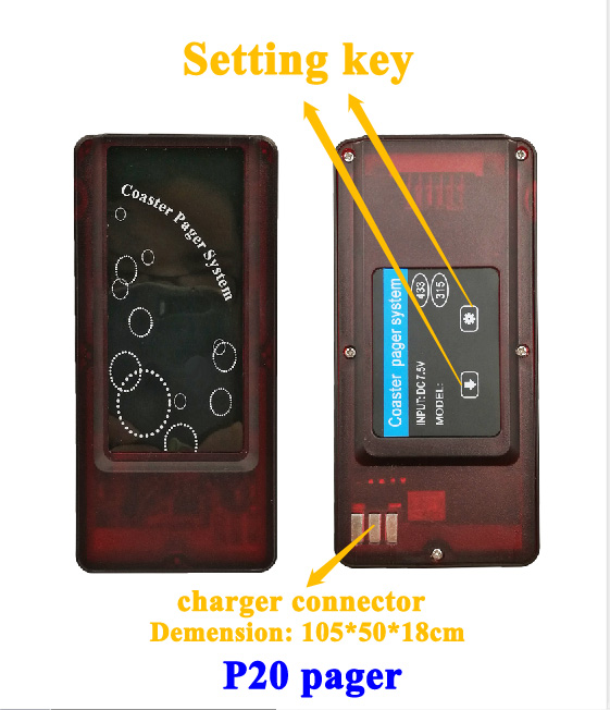 Restaurant pager system 