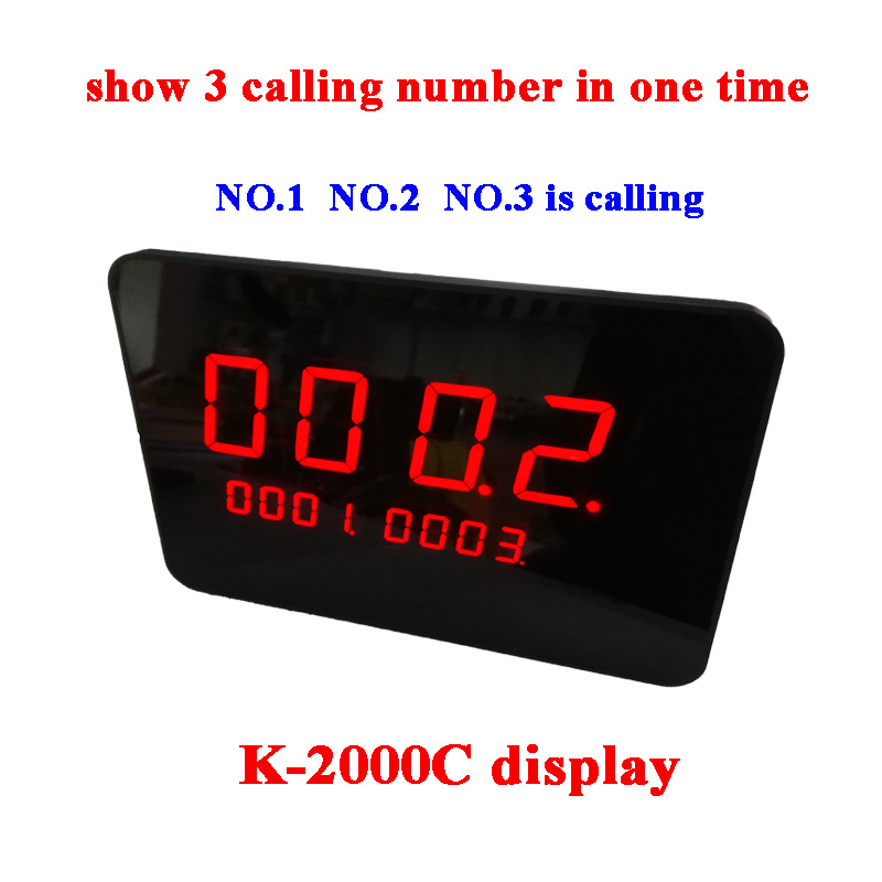 Wireless call bell system display