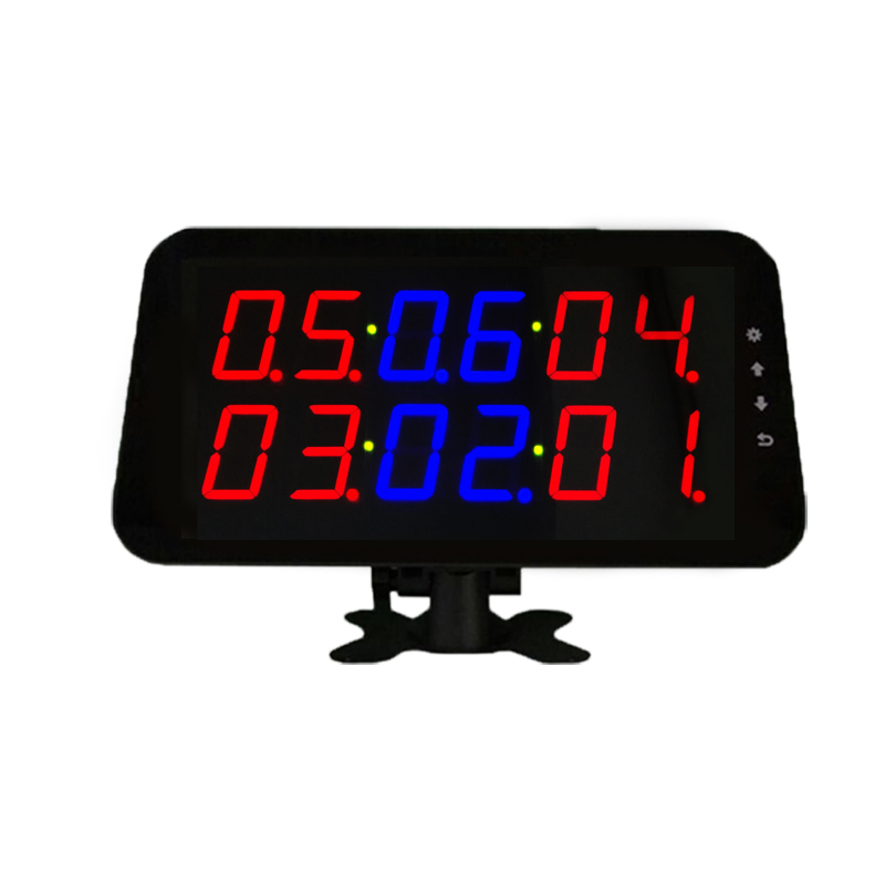 Electronic number system display