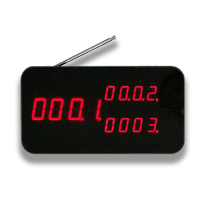 Wireless waiter call system display