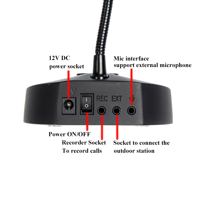 Clear Voice Two-Way Bank/Office Window Intercom Sy