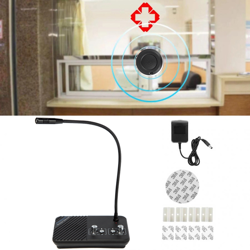 KOQICALL Window Intercom System Talk Through Glass