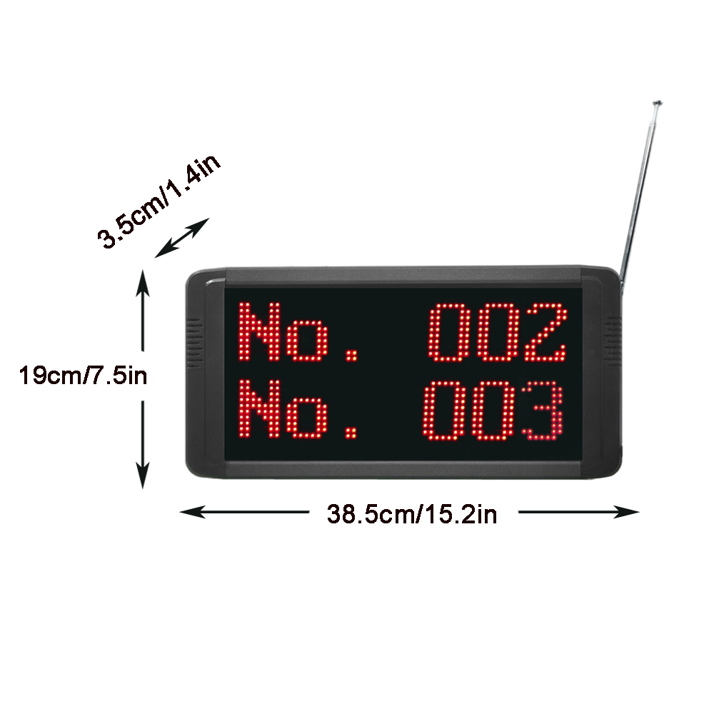 Display number counter system