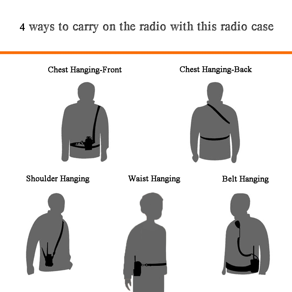 Walkie talkie Nylon Radio Case