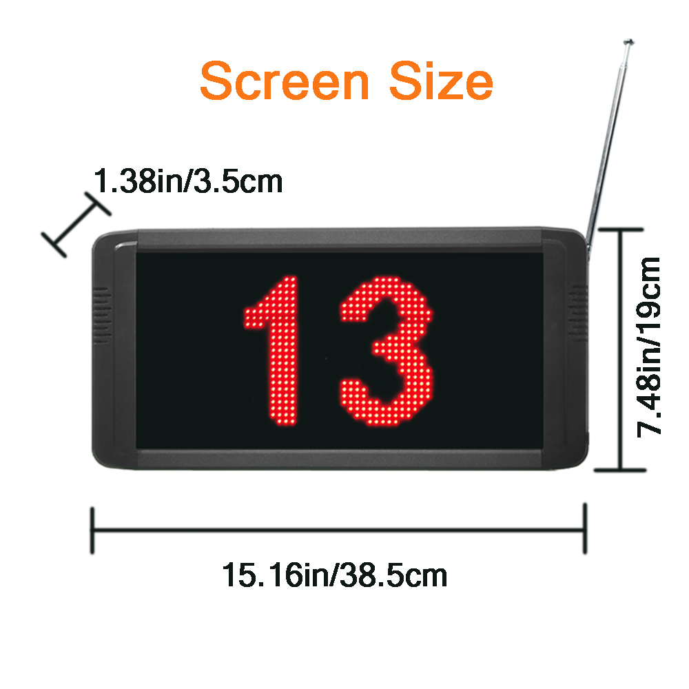 K-D100 2-digit +K-O1-NEXT 1+2 pager queue calling 