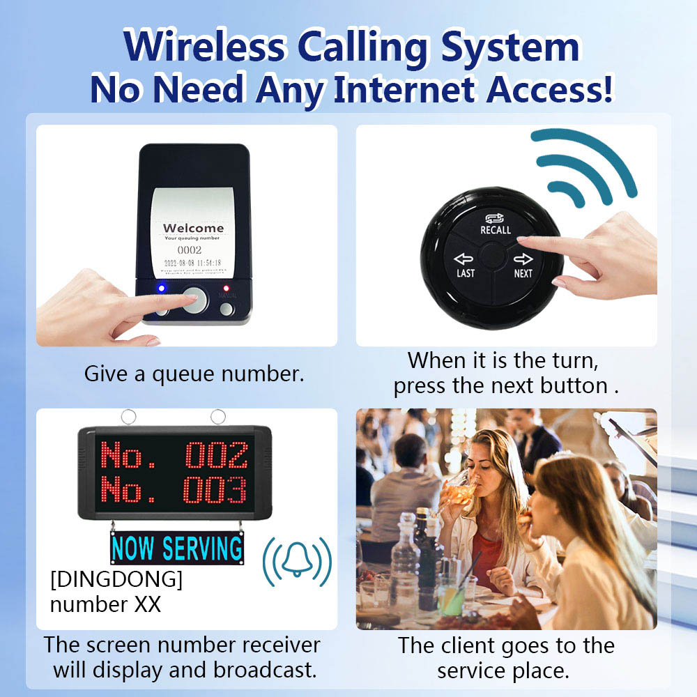 K-Q200 K-O3 K-TP Queue Number Call System