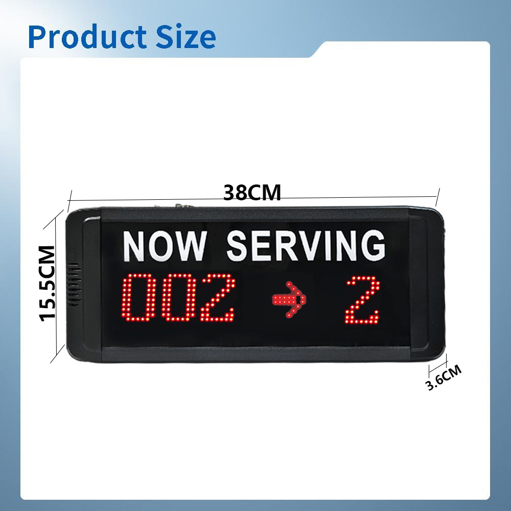 K-C100 3-Digit+K-O3 1+3 Queue Manage System