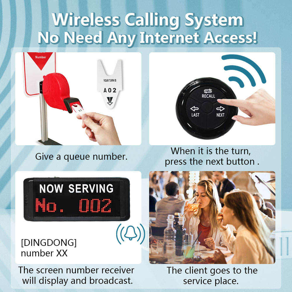 K-Q100 K-O3 K-TS Queue Manage System Device