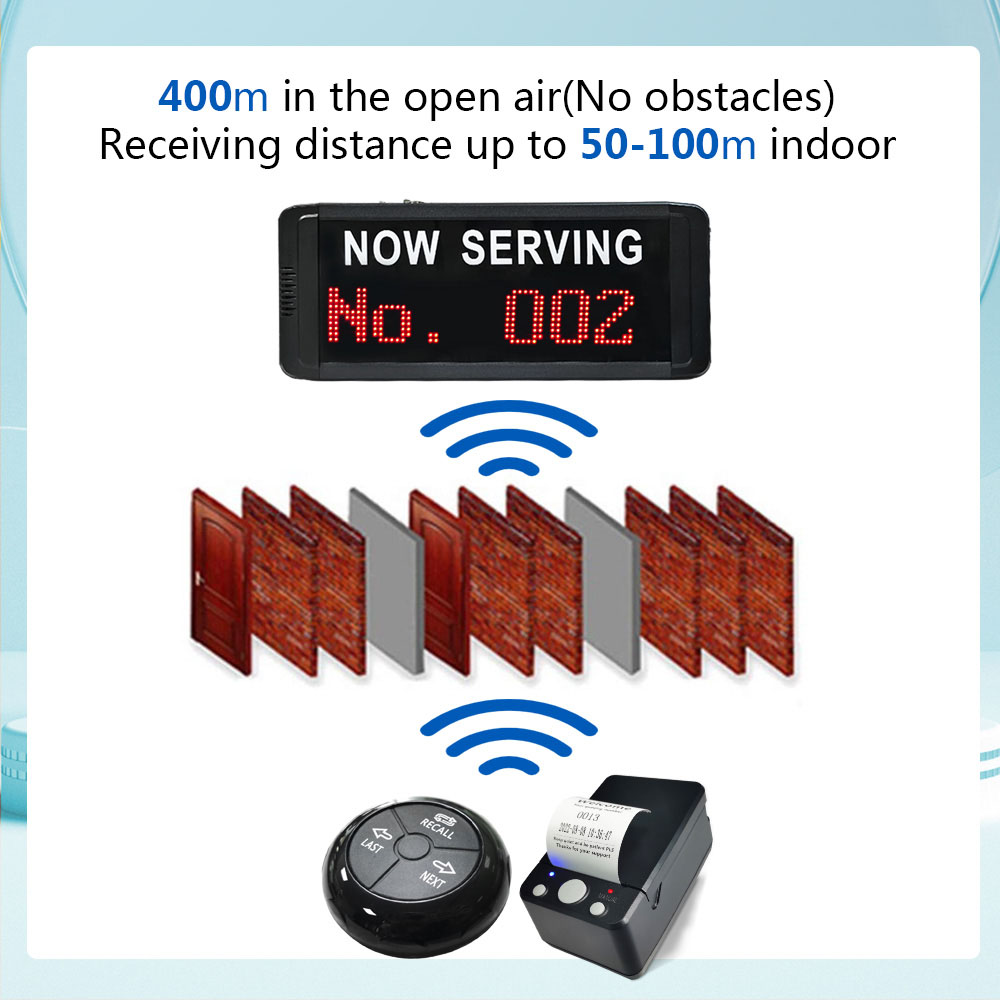 K-Q100 K-O3 K-TP Wireless Queue Call System