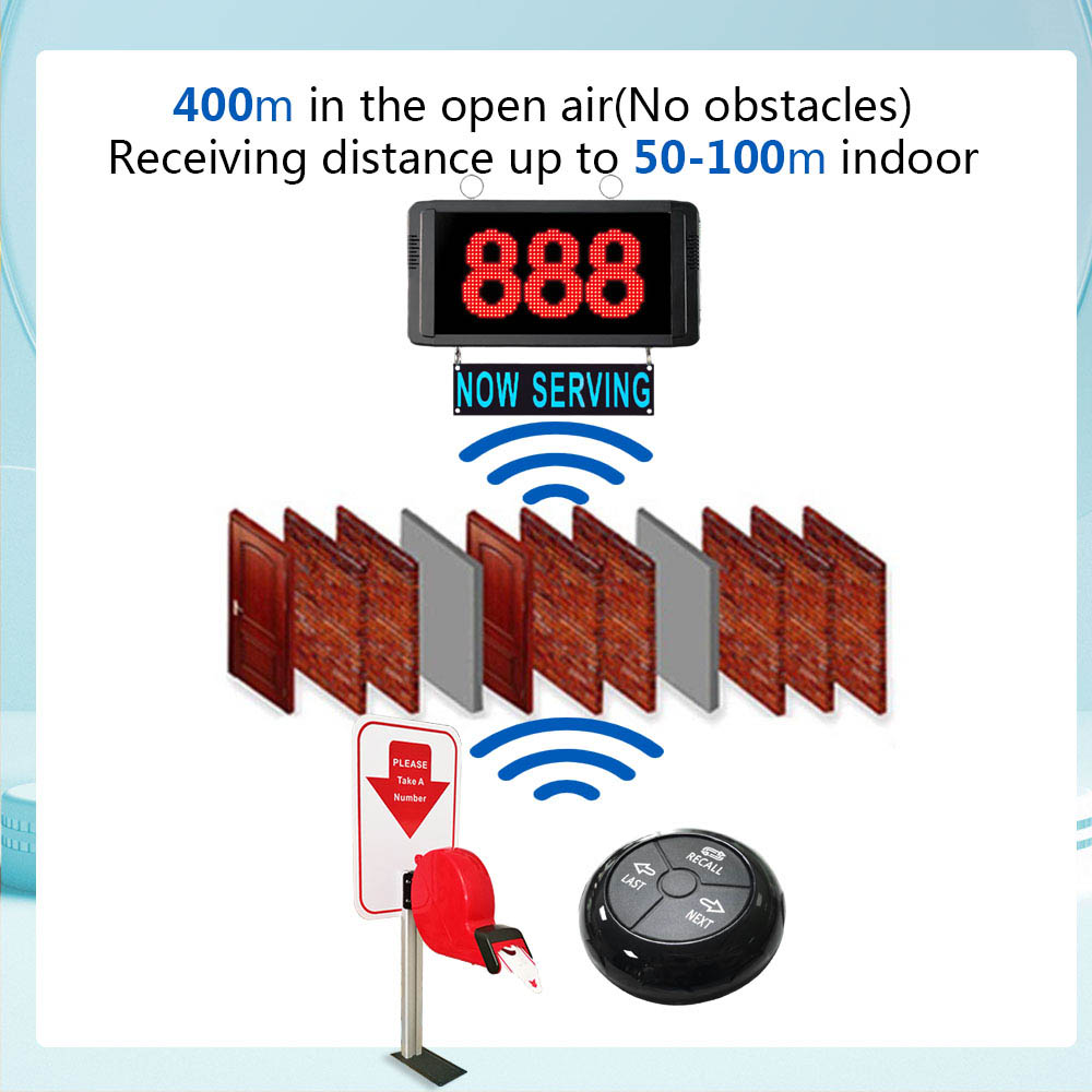 K-D100 K-O3 K-TS Wireless Queue Manage System