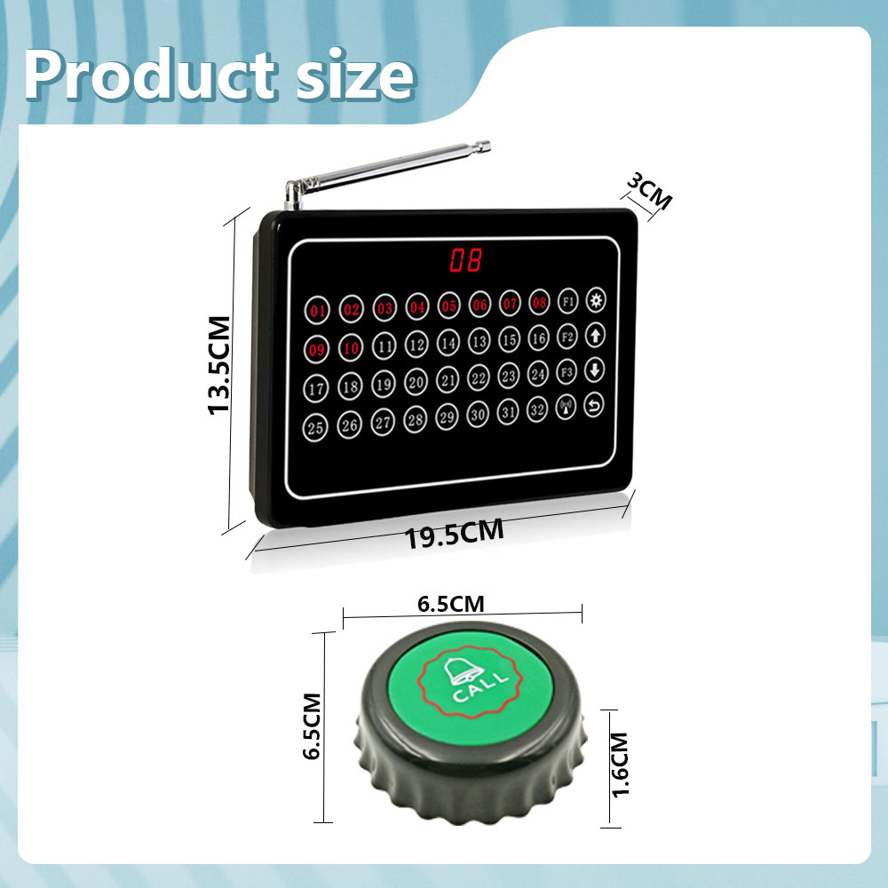 K-32A K-J1 1+3 Restaurant Call System