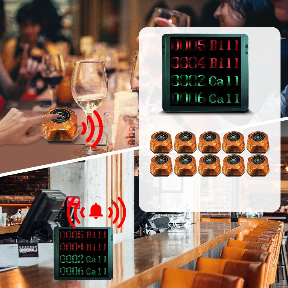 K-800D K-AB 1+10 Restaurant Call Button System