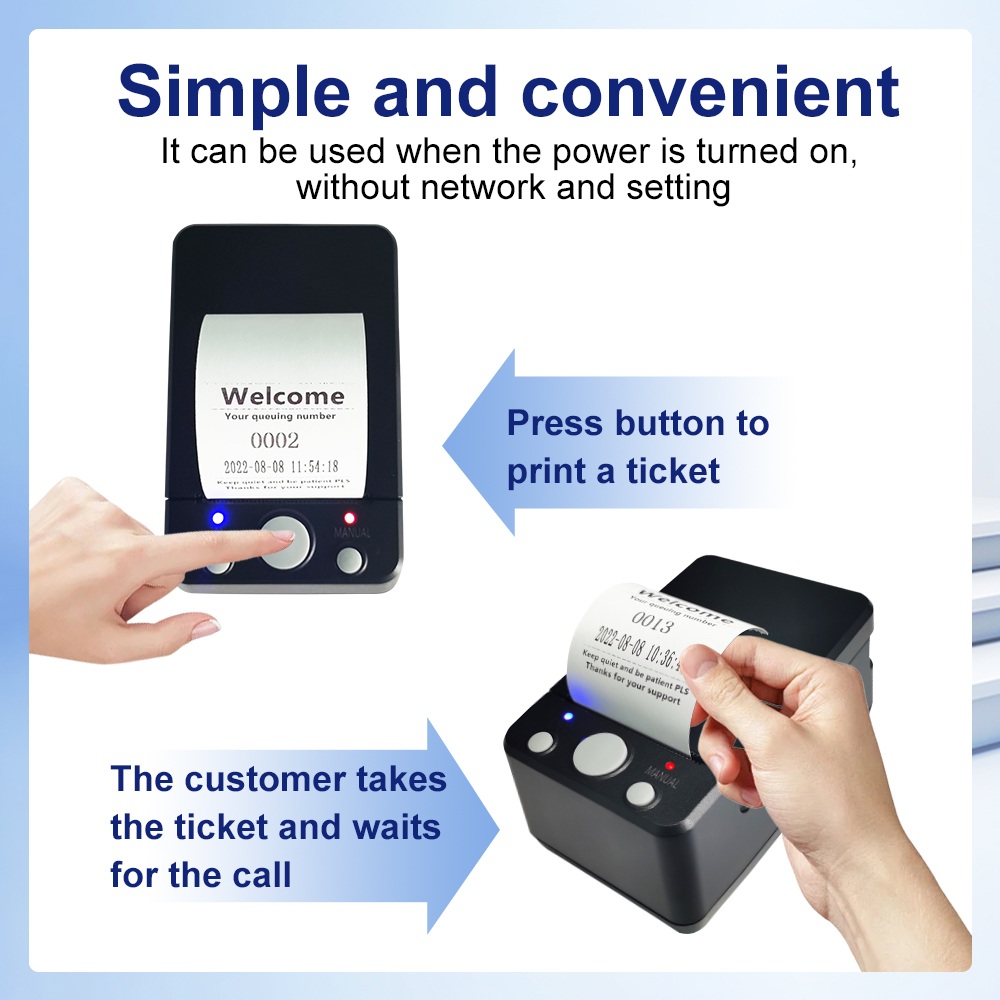 K-C400 K-O3 K-TP Queue Manage System Ticket Printe