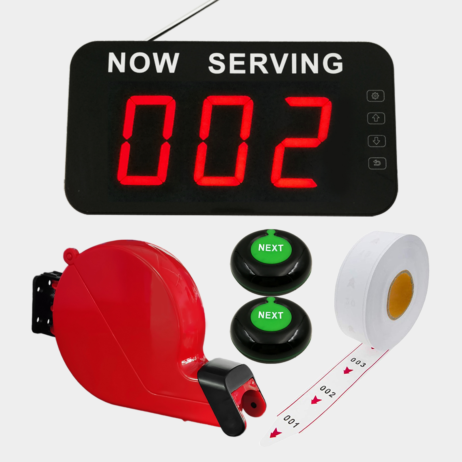 K-Q13 K-O1 K-T 1+2+1 Led Queue Call System