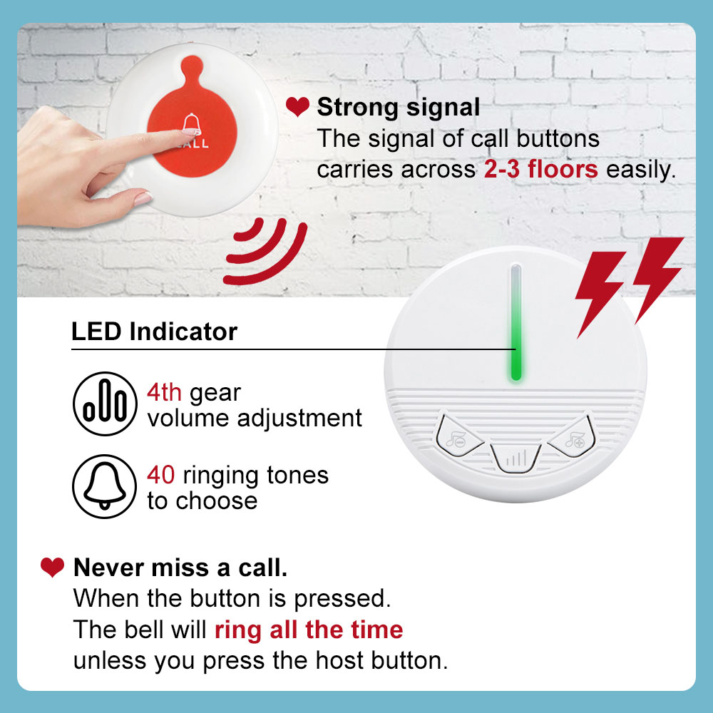 K-CPM-K-O1 1+2 Emergency Button for Elderly