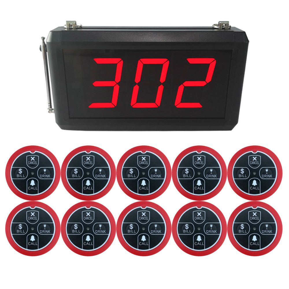 K-302+K-E4 1+10 queue number system