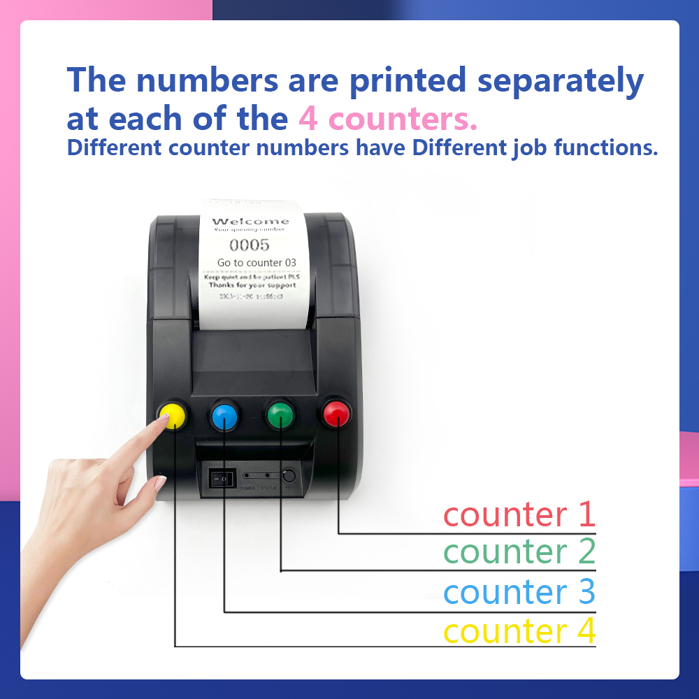 KTP4 58mm Receipt Ticket Thermal Printer