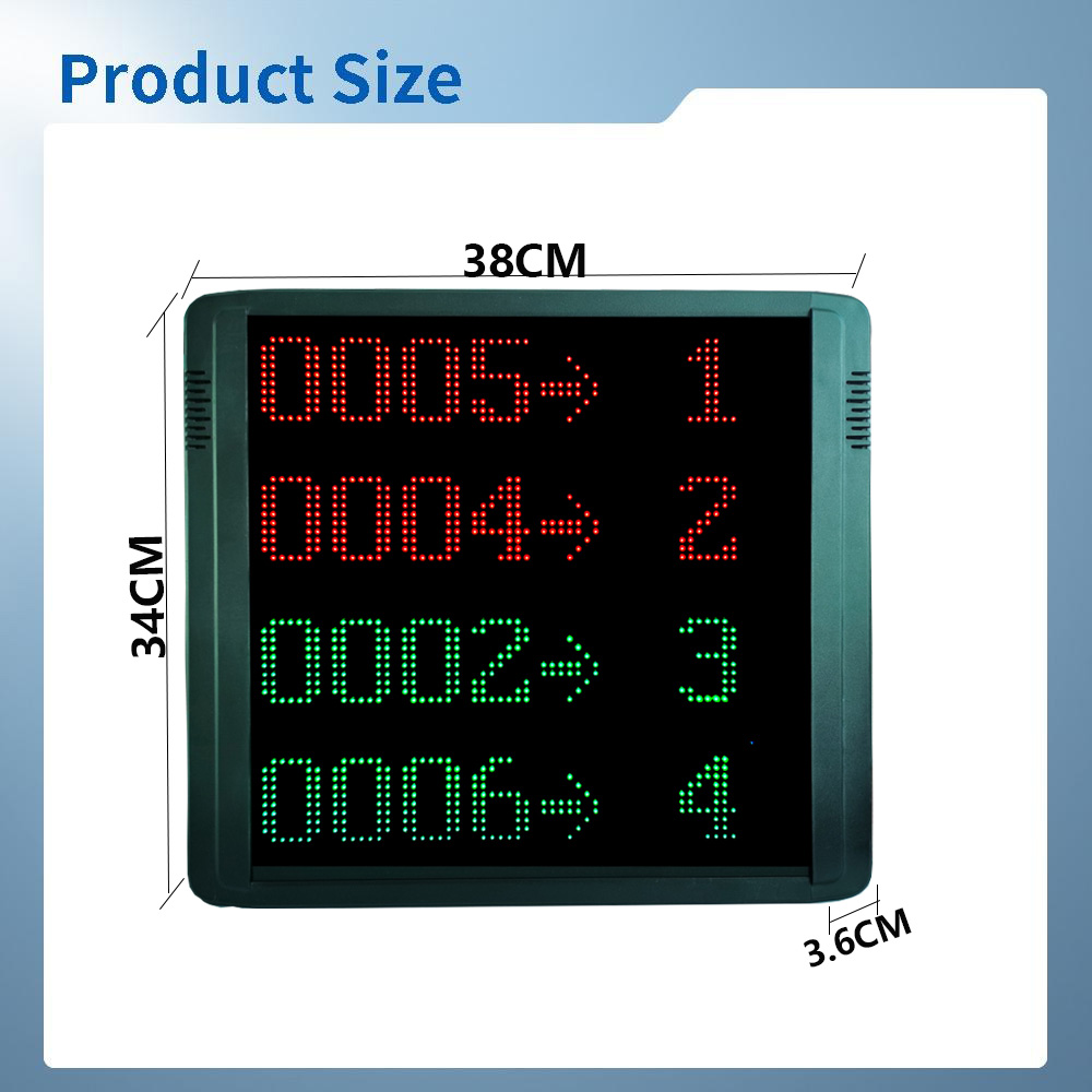 K-O1-N K-CF400 TP4 4+1+1 number display system